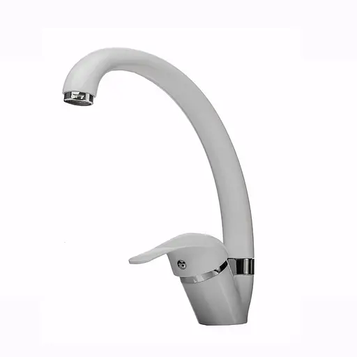 Смеситель для кухни EcoMix GEZ-White-103S Белый - фото 4