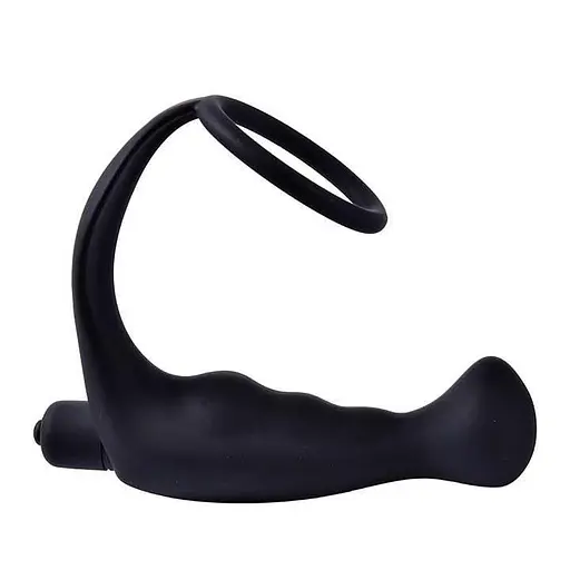 Анальний вібромасажер простати Roger-4 Чорний K000575 - фото 1