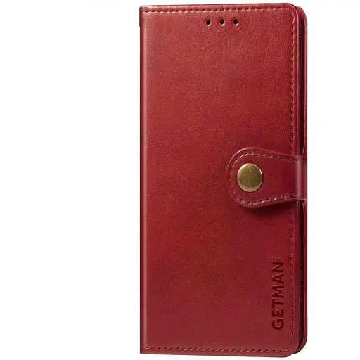 Кожаный чехол-книжка GETMAN Gallant (PU) для Samsung Galaxy M34 5G Красный