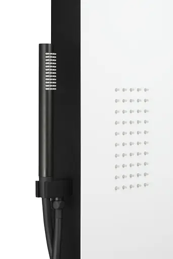 Душова панель Corsan Duo black white LED A777MWHBLLED, Білий - фото 4