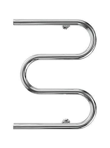 Водяной полотенцесушитель Mario Змейка ∅25 525х400/500 1.1.2508.04.P, Хром, нижнее - фото 1