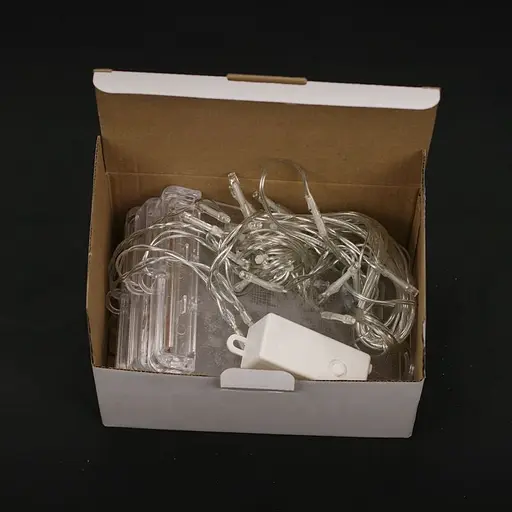 Світлодіодна гірлянда Штора Сurtain Tree Santa Криву довжина 1,5 метра, 8 режимів - фото 4