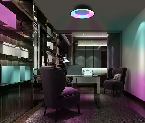 LED світильник Videx EDGE-RC-72W-BLACK (VLE-ERC-RGB-72B) - фото 3