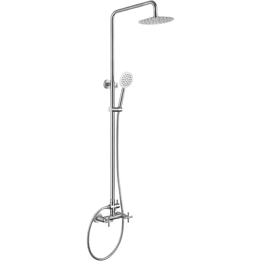 Душова система Lidz Wind 16D-SES, Нержавіюча сталь - фото 1