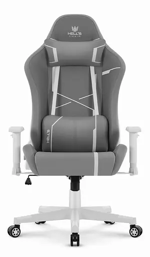 Компьютерное кресло Hell’s HC-2001 Grey экокожа - фото 7