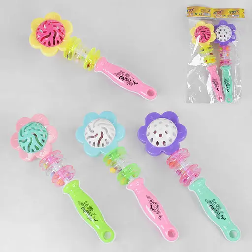 Погремушки цветочки LD8-12, 2 шт. (в ассортименте) - фото 2