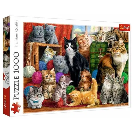Пазл Trefl Кошачья встреча 1000 эл. (10555)