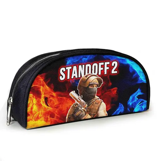 Пенал шкільний з принтом Standoff 2, 23х10х8 см дитячий для дівчинки, хлопчика (3925)