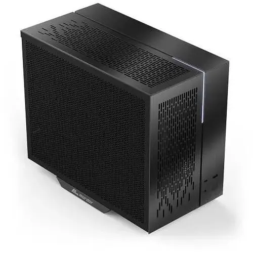 Корпус ALmordor Seiya 180 Matx чорний, без БЖ, Mini Tower SFF, для Micro ATX / Mini ITX, 1xUSB 3.0, 1xType-C, макс. CPU - 165 мм / - фото 1
