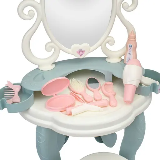 Детский игровой набор "Косметический столик" 1638TXK, безопасное зеркало - фото 5
