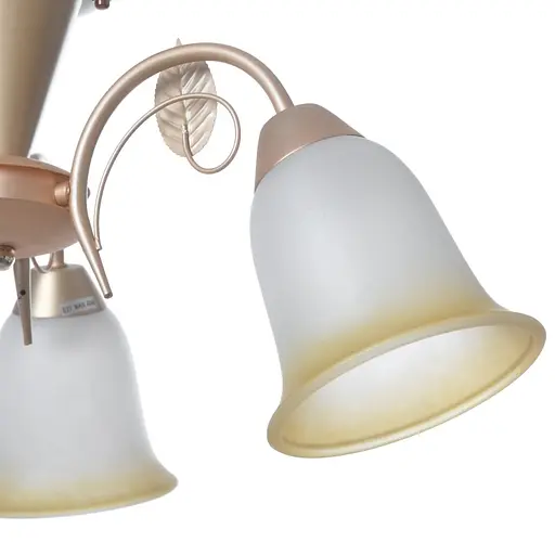 Люстра стельова Brille флористика E27 60W G (LK-528C/3) - фото 4