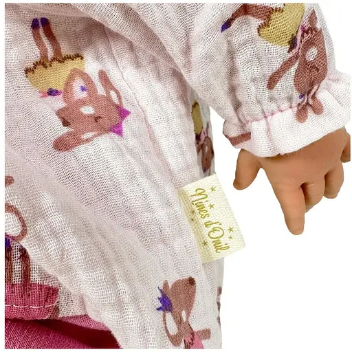 Лялька Nines d'Onil Хлоя серія Mouse з темним волоссям 45 см (6810) - фото 7