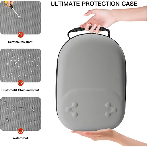 Чохол DK Hard Carrying Case для Meta Quest 3/3S Gray [140188] - фото 6