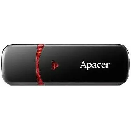 Флеш-накопичувач Apacer AH333 64GB ( USB 2.0 ) Чорний - фото 1