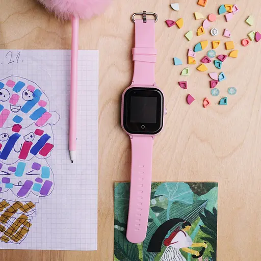 Розумні дитячі смарт годинник-телефон Wonlex KT24 4G камера прослуховування геозона WI-FI GPS SIM Pink (17008) - фото 3