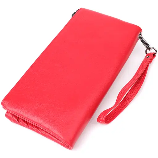 Жіночий шкіряний гаманець на три відділення ST Leather 20.5х10.5х3 см acs0029669 - фото 2