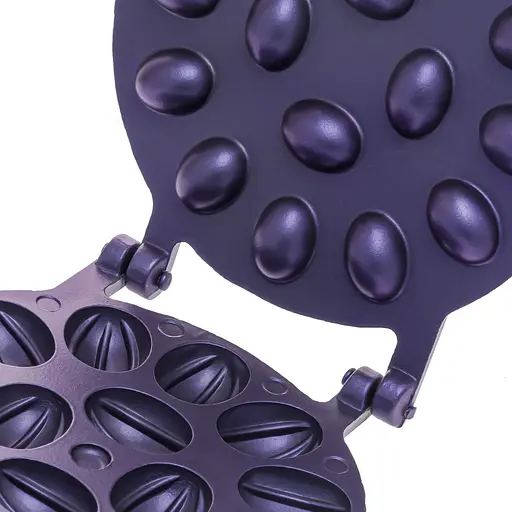 Форма для випікання горішків горішниця з антипригарним покриттям Платинум на 16 горіхів Фіолетовий 86812 - фото 9