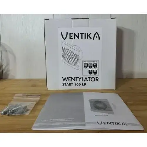 Вентилятор бытовой осевой Ventika 100 Start LP с короткой посадкой белого цвета - фото 5