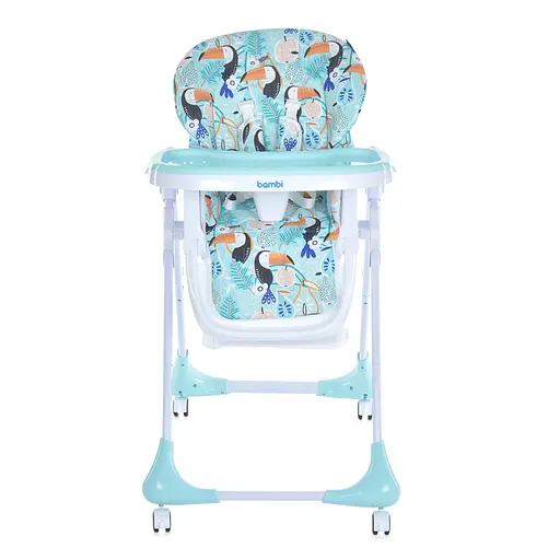 Стульчик для кормления M 3233 Toucan Mint высота регулируется - фото 3