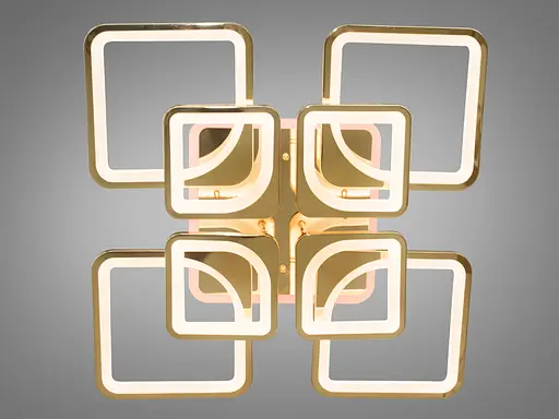 Светодиодная люстра смарт светильник с пультом, LED подсветкой. - фото 3