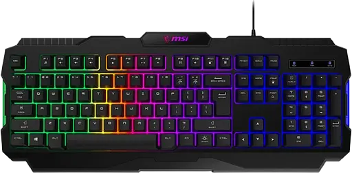 Клавіатура MSI FORGE GK100 RGB Black (S11-04UA221-HH9)
