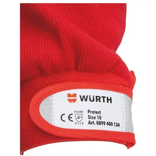 Рукавиці захисні Wurth Protect шкіра пара р. 8 (0899400132) - фото 2