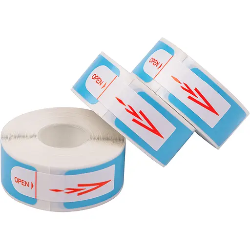 Термоетикетка Hismart 30х12 мм для WP9525, блакитна - фото 1