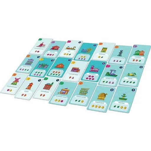 Карткова гра "Карткове місто" Games7Days PCT01UA 160 двобічних карток ресурсів - фото 4