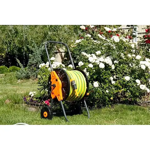 Візок на колесах Presto-PS з ручкою для шлангу  3501 - фото 4