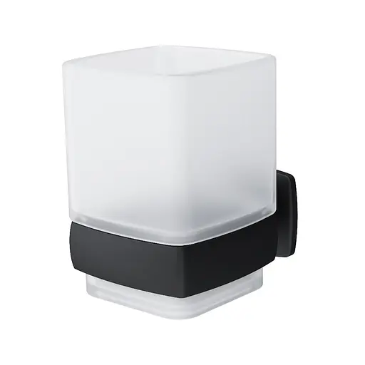 Склянка AM.PM Gem скляна підвісна black A9034322 чорний матовий - фото 7