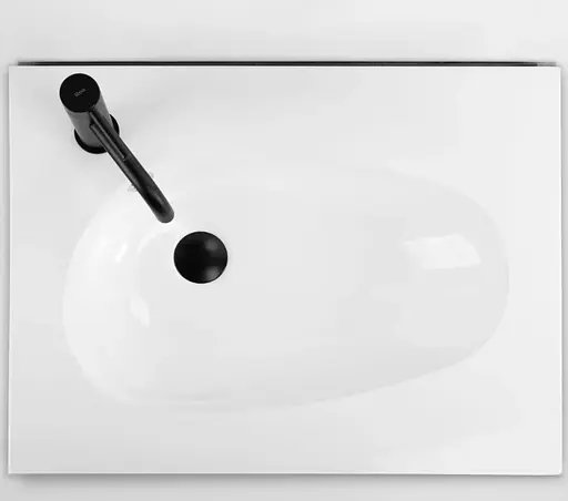 Умивальник Rea Selena 60 white врізний REA-U6020, Білий - фото 3