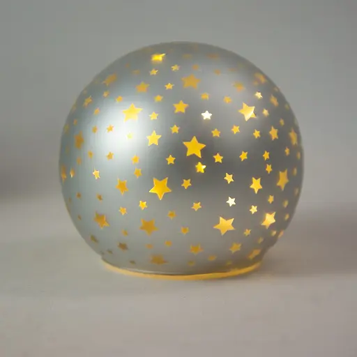 Світильник декоративний Chomik Куля скляний LED 12x11 см білий (BOZ1839) - фото 2