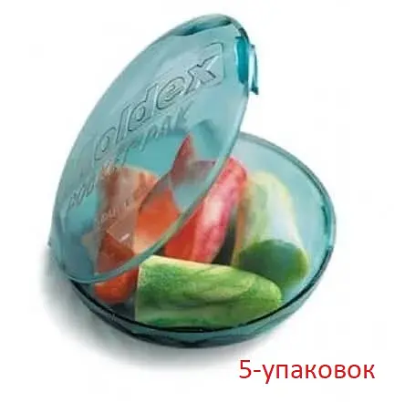 Поліуретанові беруші Moldex Spark Pugs SNR 35 дБ в футляре 5 упаковки (867-02-5u)