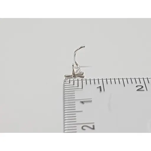 Серебряная серьга-пирсинг в нос Dear. 1014С - фото 3