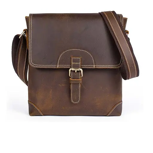 Чоловіча шкіряна сумка Vintage 28х27х5 см sum0012387 - фото 1