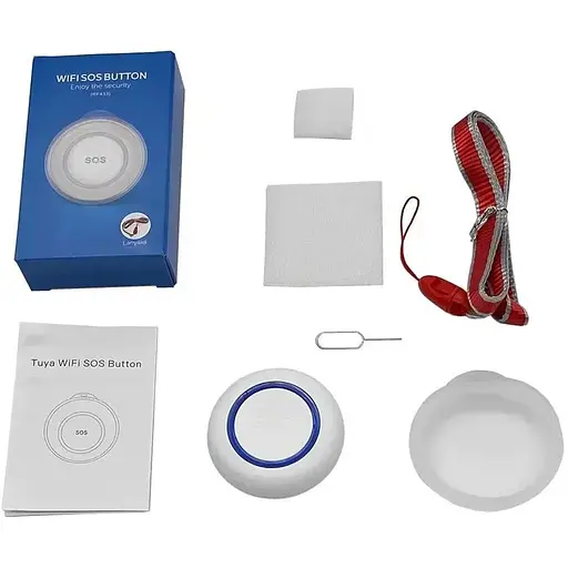 Кнопка SOS для пожилых и больных людей Nectronix SS01 для экстренного вызова помощи Wifi приложение Tuya Smart - фото 5