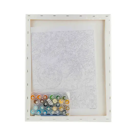 Набір для розпису по номерах "Місячна ніч" 40*50 см, IDEA2-GX44993, ТМ "99IDEAS" - фото 6