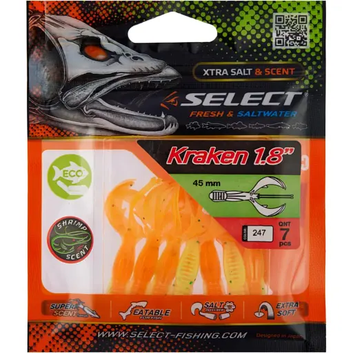 Силікон Select Kraken 1.8" #247 (7 шт/уп) - фото 2