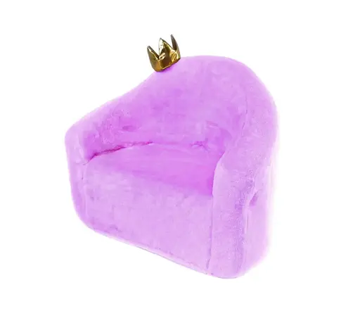 Детское кресло Принцесса 50см фиолетовое