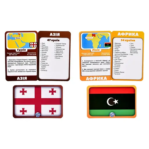 Карткова гра "Країни світу" Strateg 30952 інструкція, 220 карток - фото 5