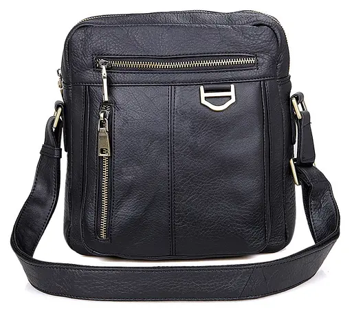 Чоловіча шкіряна сумка Vintage 23х26х7 см sum0012415 - фото 2