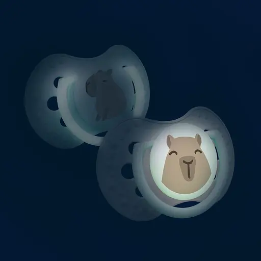 Пустышка силиконовая динамическая LOVI CapiChill 18+ месяцев 2 шт. розовая (22/934girl) - фото 5