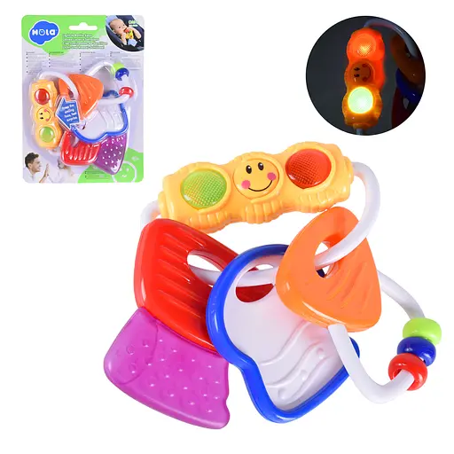 Брязкальце Ключики Hola, прорізувач з охолодженням, підсвічування - фото 2