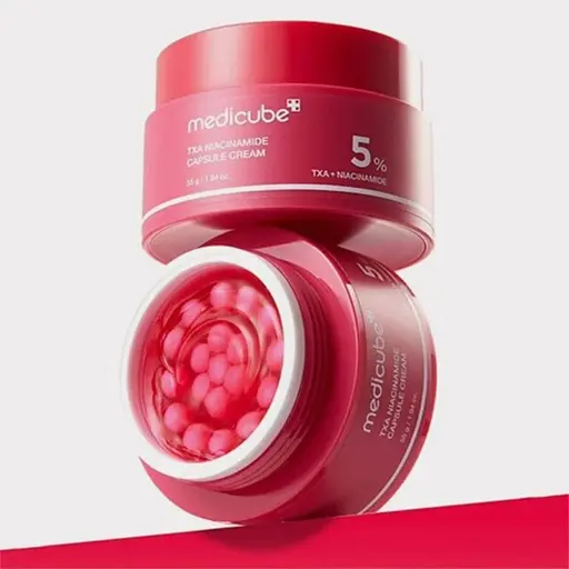 Капсульный крем с ниацинамидом и транексамовой кислотой TXA Niacinamide Capsule Cream Medicube 55 г - фото 3