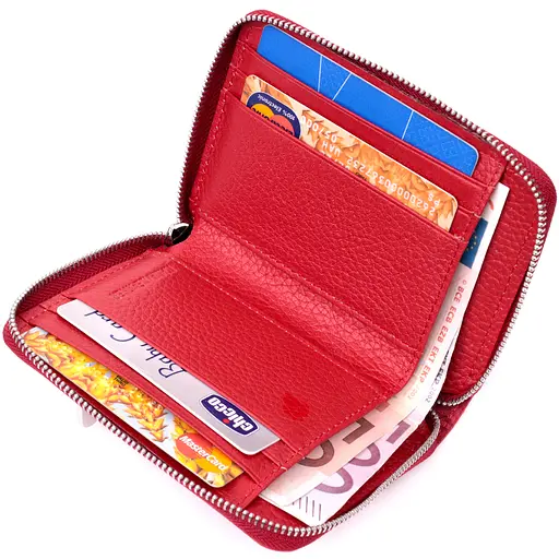 Кожаный женский кошелек ST Leather 11.8х9.5х2 см acs0028393 - фото 3