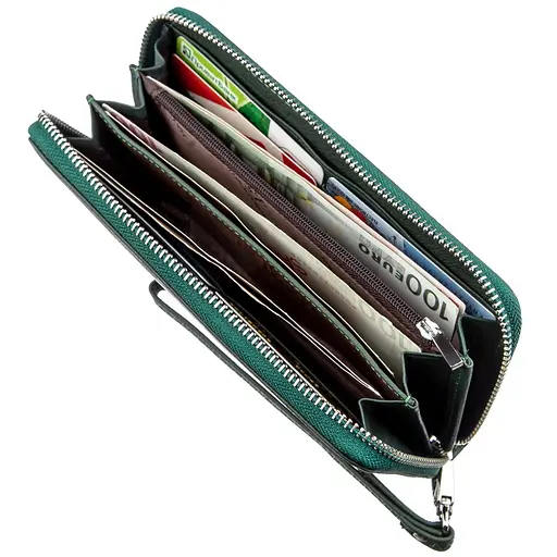 Жіночий шкіряний гаманець-клатч ST Leather 9х18.5 см acs0015894 - фото 3