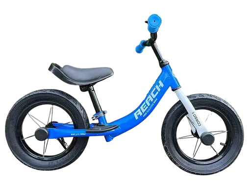 Велобег Corso Reach, стальная рама, колесо 12", надувные колеса, подножка, подставка для ног, звонок RC-9082-47