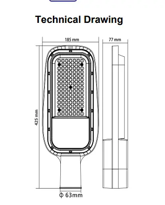 Світильник вуличний LED "TEXAS-100" 100 W 6400K - фото 2