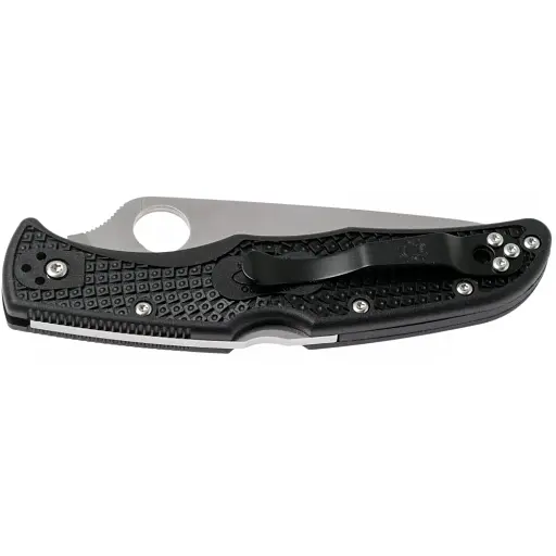 Нож Spyderco Endura 4 Lightweight Flat Ground Black - фото 3