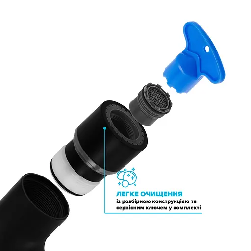 Гигиенический душ-бидета Drop разборная двухрежимная черная SHB-2BL/RND - фото 7